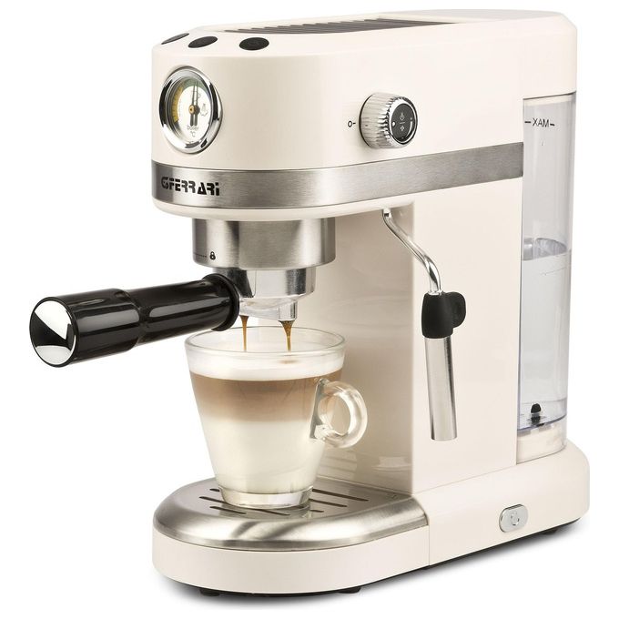 G3 Ferrari G1016801 Amarcord Macchina da caffe' Espresso 1.4 L 15 bar 1350 W Cappuccinatore Termometro Cialde ESE colore Crema