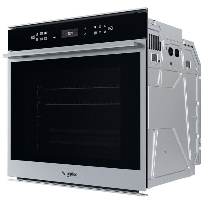 Whirlpool W7OM44S1P Forno Elettrico Multifunzione da Incasso Autopulente Pirolitico Capacita' 73 Litri Classe energetica A+ Tecnologia Sesto Senso Ready2cook Cook4 Cook3 8 Funzioni 60 cm Nero