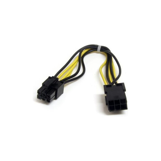 StarTech.com Cavo Estensione Alimentatore Pci Express 6 Pin 20 Cm