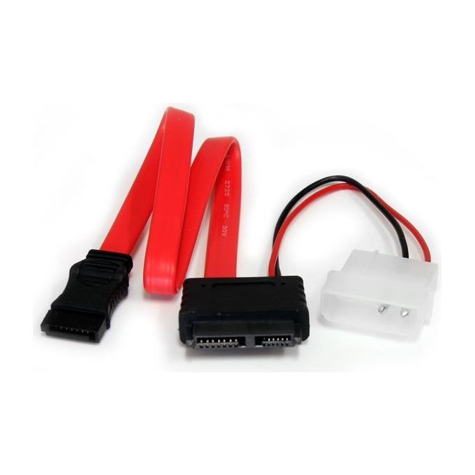 StarTech.com Adattatore Cavo Slimline Sata A Sata E Alimentatore Lp4 30cm