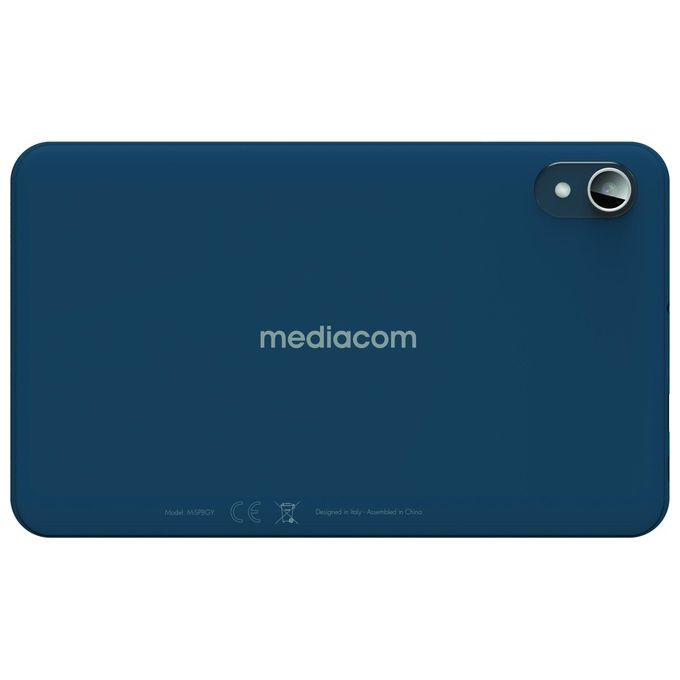 Mediacom M-SP8GY SmartPad Iyo 8 Tablet Android 14 8'' 3 GB RAM 32 GB Wi-Fi 6 Rockchip RK3562 colore Nero Blu