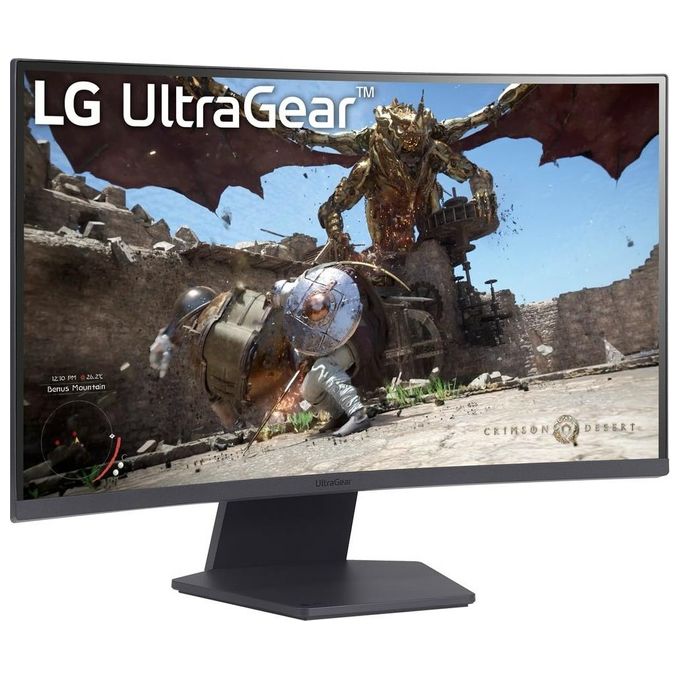 LG 27GS60QX-B Monitor PC 27'' 2560 x 1440 Pixel Quad HD LCD Curvo 1 ms 180 Hz HDR10 colore Nero