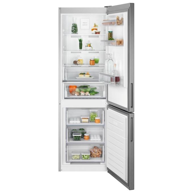 Electrolux LNT6ME32U2 Serie 600 Frigorifero Combinato 330 L 186 cm Classe E 38 dB Total No Frost TwinTech colore Inox