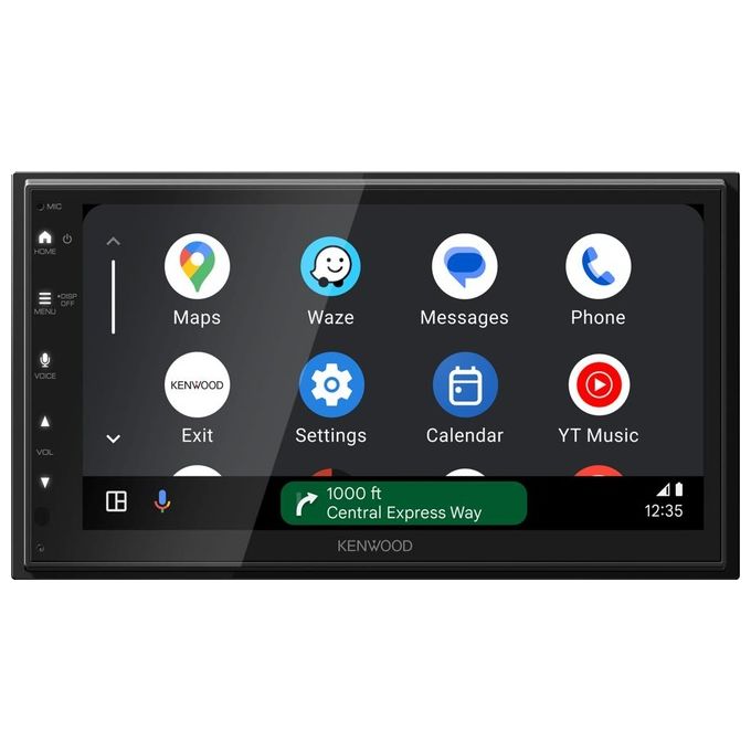 Kenwood, Autoradio 2 DIN, DMX5023DABS, Ricevitore Multimediale, Wi-Fi, Bluetooth, Nero