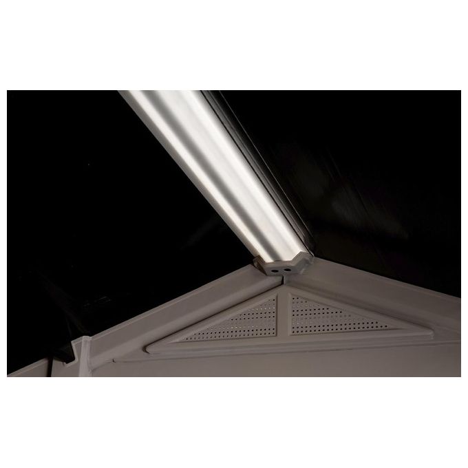 Keter Casetta da Giardino Factor 8X8 in Resina 256,5x255x243h Beige