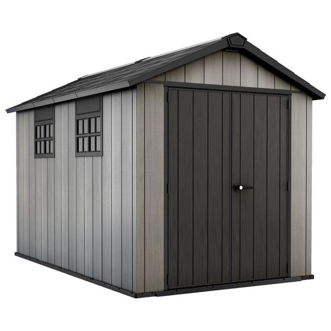 Keter Casetta da Giardino Oakland 7511 in Resina 229x350x242h Grigio