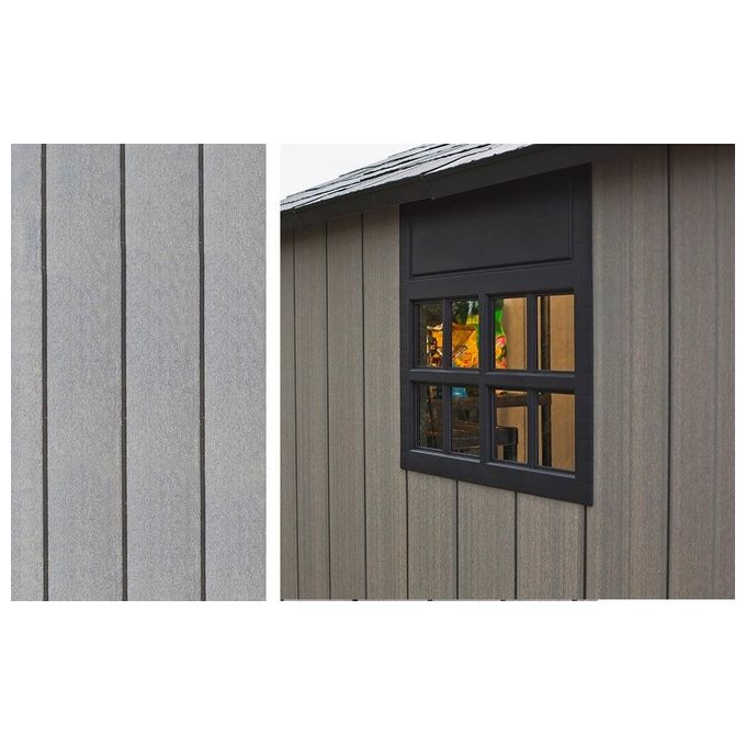Keter Casetta da Giardino Oakland 7511 in Resina 229x350x242h Grigio