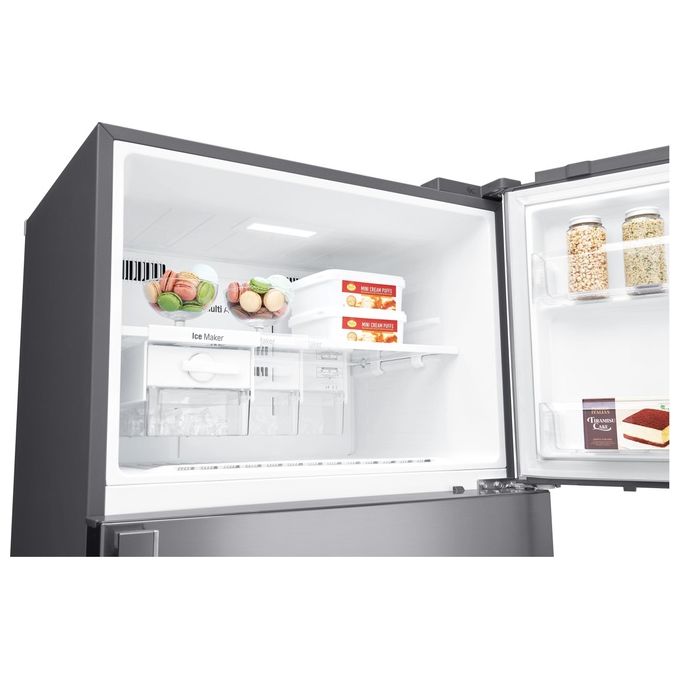 LG GTB744PZHED Frigorifero Doppia Porta 506 L 180 cm Classe E 43 dB No Frost Wi-Fi Door Cooling Cassetto 0 Gradi colore Platino