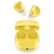 Cellular Line Music Sound Flow Auricolare TWS Bluetooth Giallo