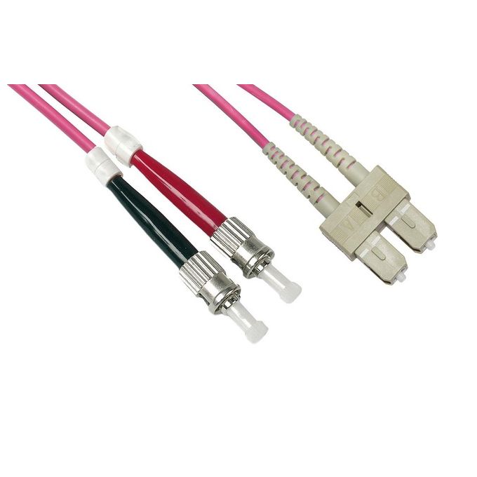 Link cavo fibra ottica sc a st multimode duplex om4 50-125 mt.20