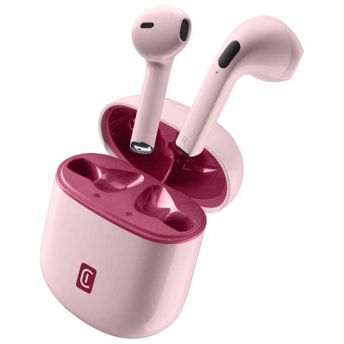 Cellularline BTTWSSMARTR Style Color Auricolari TWS Bluetooth 5.3 In-ear Microfono Integrato 24h colore Rosso