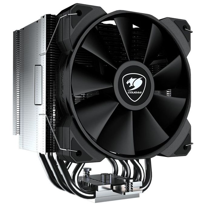 COUGAR 417071 Forza 85 Essential Dissipatore a Torre per CPU 6 Heatpipe 120 mm PWM Cuscinetto Idraulico colore Nero