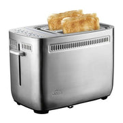 Solis 8003 Sandwich Toaster Tostapane 2 Fessure Extra Larghe 7 Livelli Doratura Funzione Turbo Funzione Bagel Inclusi 2 Morsetti per Panini colore Argento