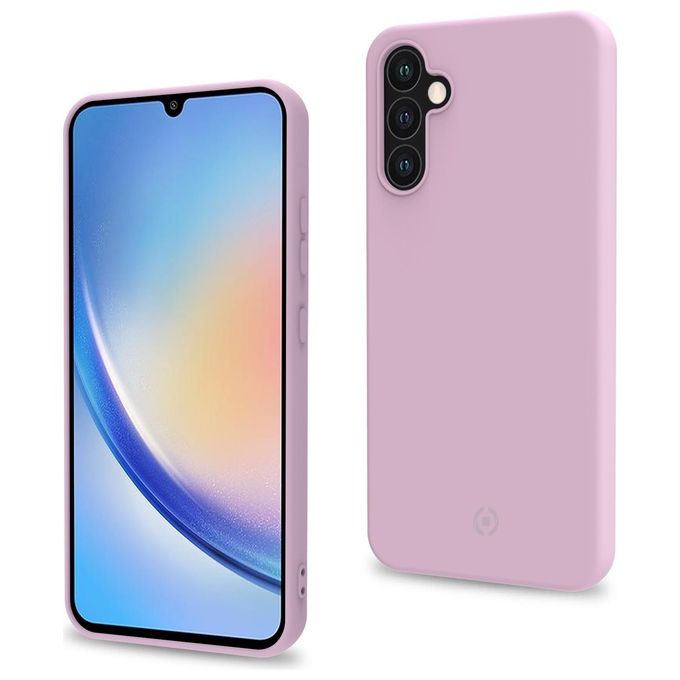 Celly Cromo Cover per Samsung Galaxy A34 5G Rosa