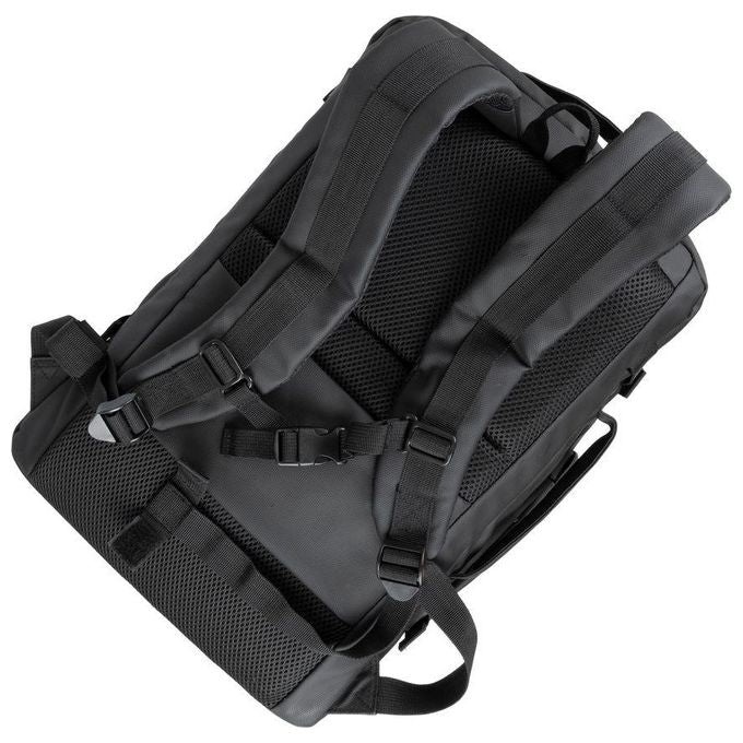 Rivacase 8465 Tegel Zaino da Viaggio per Notebook fino a 17,3'' con Scomparto Imbottito e Materiale ECO-FRIENDLY RPET colore Nero