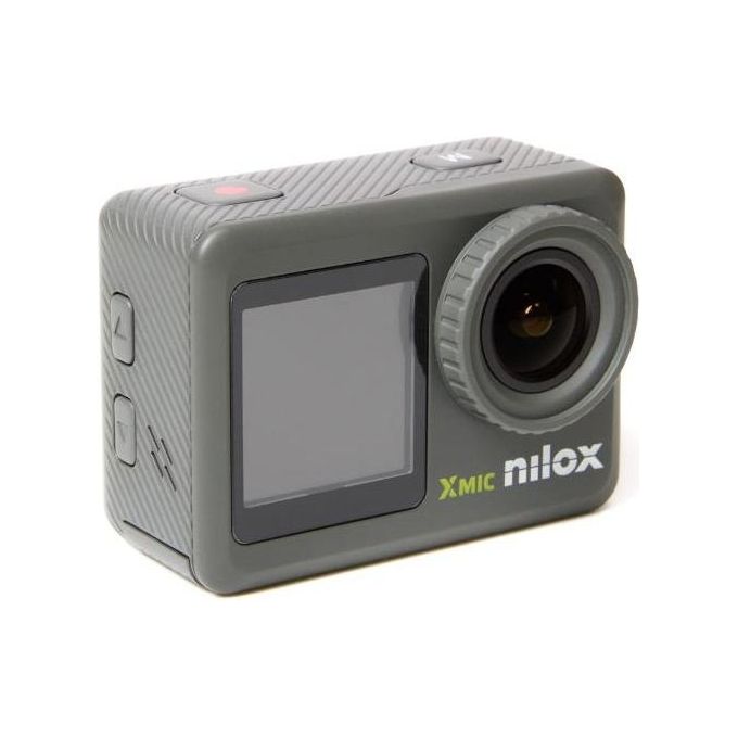Nilox 8050162355151 XMIC Action Cam 5K 30fps 4K 60fps 50 MP Wi-Fi Microfono Wireless Custodia Impermeabile 30m colore Nero