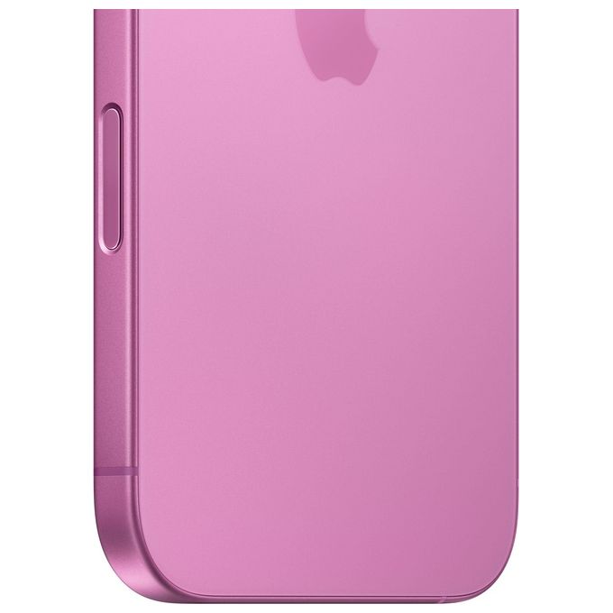 Apple MYEA3QL-A iPhone 16 Smartphone 5G 128GB Display 6.1'' OLED Chip A18 Doppia SIM IP68 colore Rosa