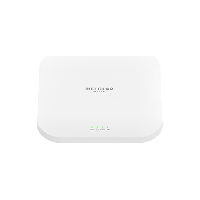 NETGEAR WAX620-100EUS WAX620 Access Point WiFi 6 AX3600 Dual Band con Supporto Power over Ethernet PoE Porta Ethernet 2,5G Gestione Remota Insight colore Bianco