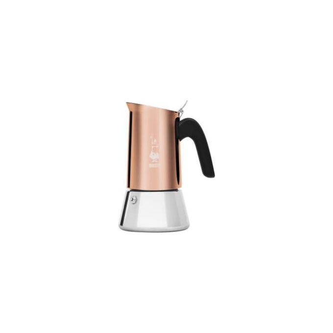 Bialetti 0007285-CN Venus Caffettiera Acciaio Inossidabile 6 Tazze Adatta a Induzione colore Bronzo