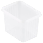 Duni 170513 Contenitore Monouso con Coperchio in Plastica da 1000 ml Capacita' 1 L Adatto al Microonde e Lavastoviglie colore Trasparente