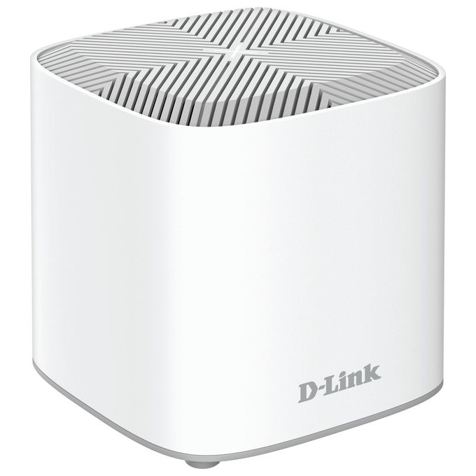 D-Link COVR-X1863 Sistema Wi-Fi 6 Mesh AX1800 Dual-Band 3-Pack fino a 600 mq 2 porte Gigabit WPA3 compatibile con Google Assistant e Alexa colore Bianco