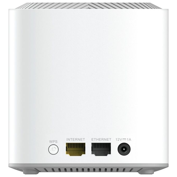 D-Link COVR-X1863 Sistema Wi-Fi 6 Mesh AX1800 Dual-Band 3-Pack fino a 600 mq 2 porte Gigabit WPA3 compatibile con Google Assistant e Alexa colore Bianco