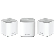 D-Link COVR-X1863 Sistema Wi-Fi 6 Mesh AX1800 Dual-Band 3-Pack fino a 600 mq 2 porte Gigabit WPA3 compatibile con Google Assistant e Alexa colore Bianco