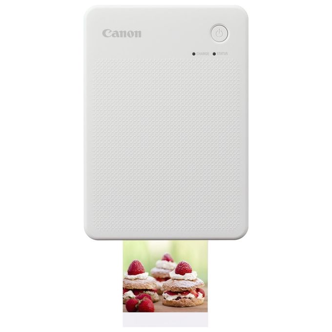 Canon QX20-WH SELPHY QX20 Stampante Fotografica Portatile Sublimazione Wi-Fi USB-C 2 Formati Adesivi colore Bianco