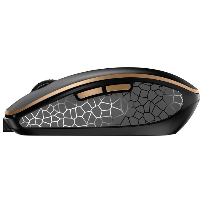 CHERRY JD-9100CH-2 DW 9100 SLIM Tastiera e Mouse Senza Fili Bluetooth e Wireless 2.4 GHz Ricaricabile con USB-C QWERTZ Svizzero colore Nero Bronzo