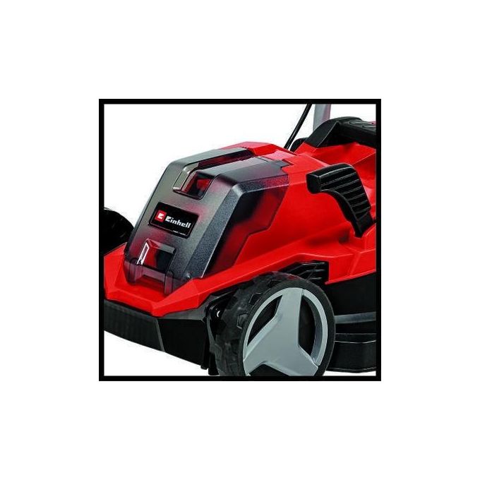 Einhell GE-CM 18-33 LI-SOLO Power X-Change Tagliaerba a Batteria 18V Brushless 33 cm 200 m² 30 L senza batteria colore Nero Rosso