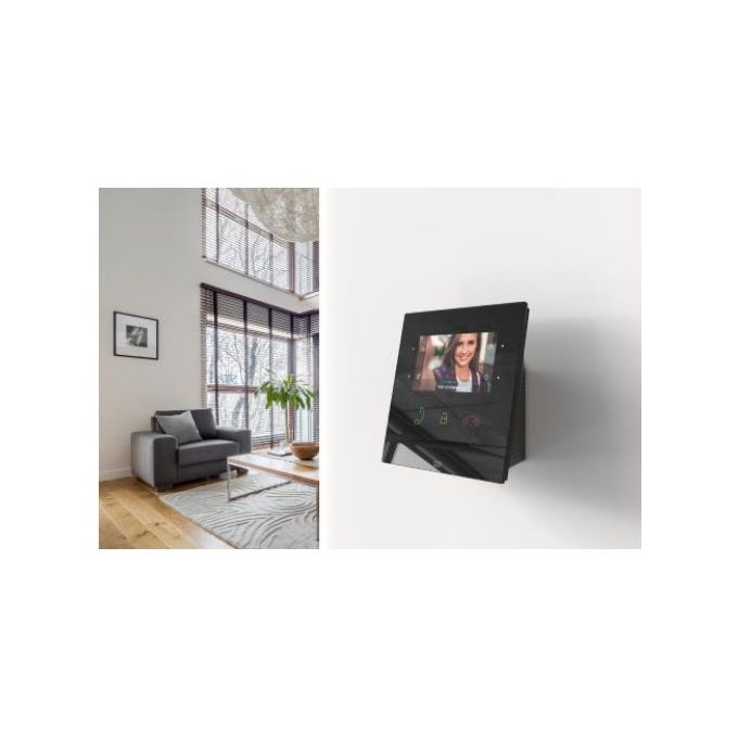 2N 91378803 Scatola di installazione a superficie per videocitofono 2N Indoor Compact e Indoor View colore Nero