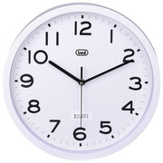 Trevi Orologio da Parete Analogico 30cm Movimento Silenzioso Sweep Bianco