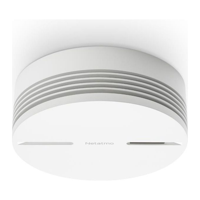 Netatmo INK005 Rilevatore di Fumo Intelligente Fotoelettrico Wi-Fi Bluetooth 85 dB Batteria 10 anni colore Bianco