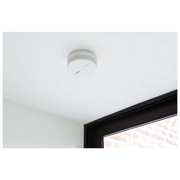Netatmo INK005 Rilevatore di Fumo Intelligente Fotoelettrico Wi-Fi Bluetooth 85 dB Batteria 10 anni colore Bianco