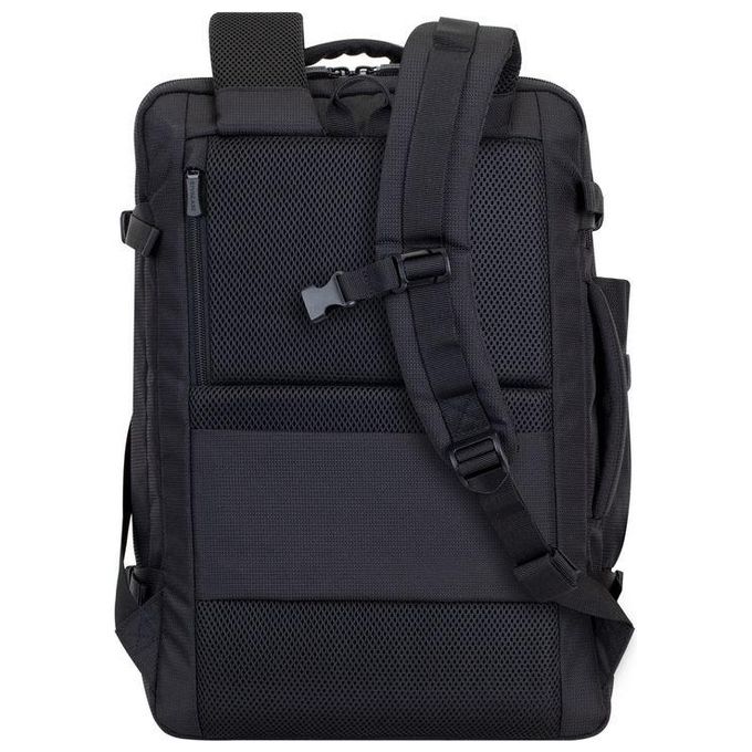 Rivacase 8461 Travel Eco Zaino per Notebook 17.3'' RPET Scomparto Tablet Tracolla Imbottita colore Nero