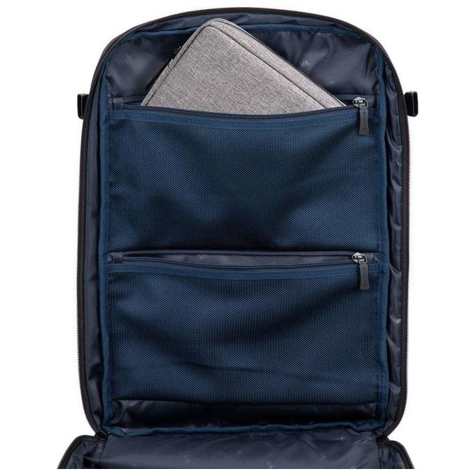 Rivacase 8461 Travel Eco Zaino per Notebook 17.3'' RPET Scomparto Tablet Tracolla Imbottita colore Nero