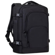 Rivacase 8461 Travel Eco Zaino per Notebook 17.3'' RPET Scomparto Tablet Tracolla Imbottita colore Nero