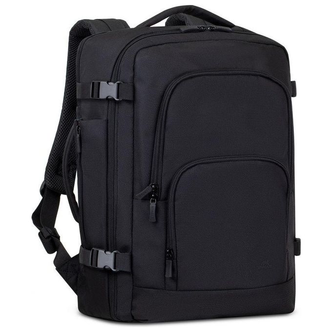 Rivacase 8461 Travel Eco Zaino per Notebook 17.3'' RPET Scomparto Tablet Tracolla Imbottita colore Nero