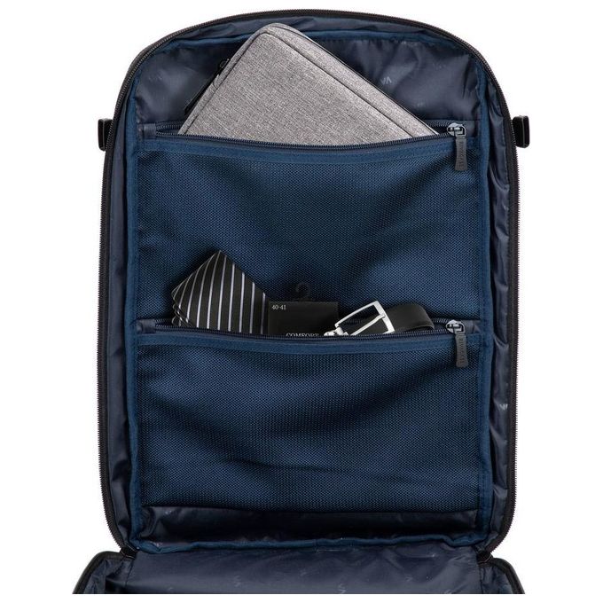 Rivacase 8461 Travel Eco Zaino per Notebook 17.3'' RPET Scomparto Tablet Tracolla Imbottita colore Nero