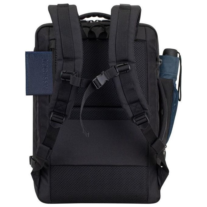 Rivacase 8461 Travel Eco Zaino per Notebook 17.3'' RPET Scomparto Tablet Tracolla Imbottita colore Nero