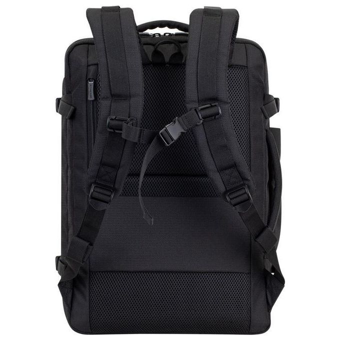 Rivacase 8461 Travel Eco Zaino per Notebook 17.3'' RPET Scomparto Tablet Tracolla Imbottita colore Nero