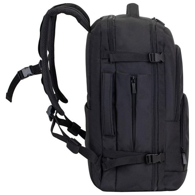Rivacase 8461 Travel Eco Zaino per Notebook 17.3'' RPET Scomparto Tablet Tracolla Imbottita colore Nero