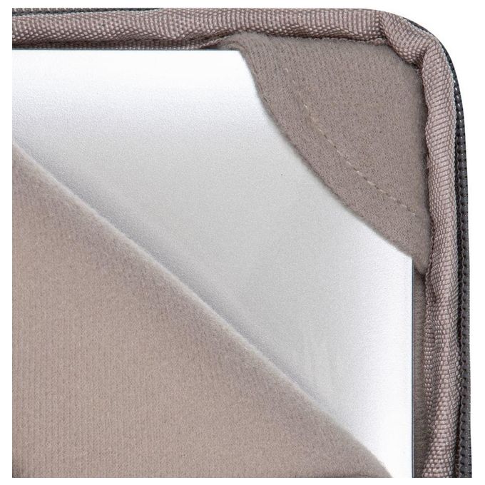 Rivacase Custodia per Laptop 13.3'' con Manici Grigio Chiaro