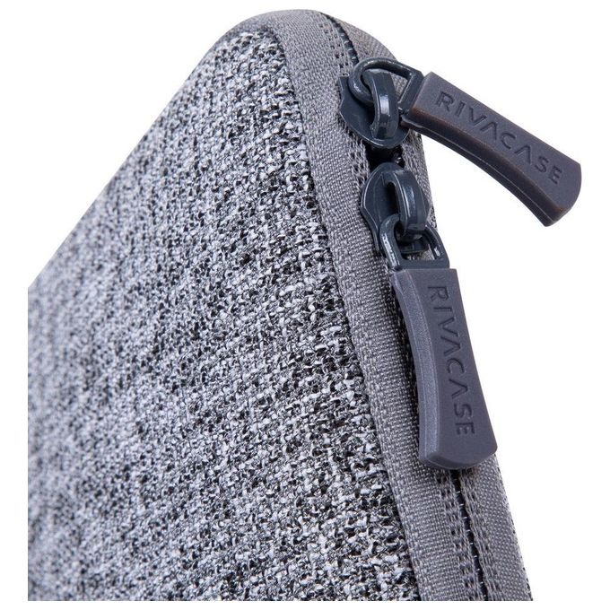 Rivacase Custodia per Laptop 13.3'' con Manici Grigio Chiaro