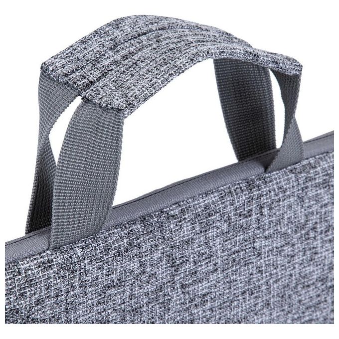 Rivacase Custodia per Laptop 13.3'' con Manici Grigio Chiaro