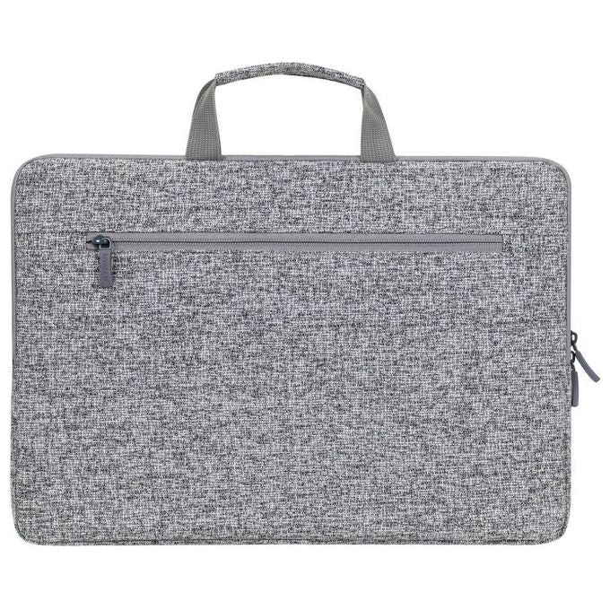 Rivacase Custodia per Laptop 13.3'' con Manici Grigio Chiaro