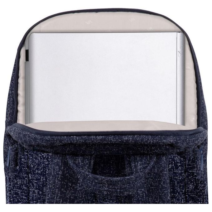 Rivacase 7962 Zaino per Laptop Compatibile fino a 15.6'' con Scomparto Tablet e Tasca Laterale colore Blu Scuro