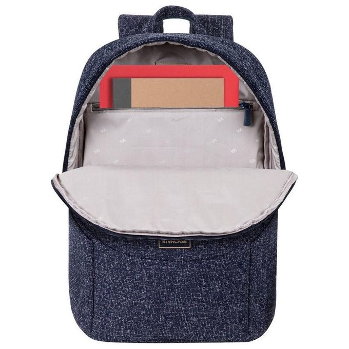 Rivacase 7962 Zaino per Laptop Compatibile fino a 15.6'' con Scomparto Tablet e Tasca Laterale colore Blu Scuro