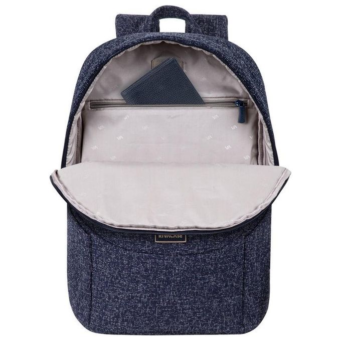 Rivacase 7962 Zaino per Laptop Compatibile fino a 15.6'' con Scomparto Tablet e Tasca Laterale colore Blu Scuro