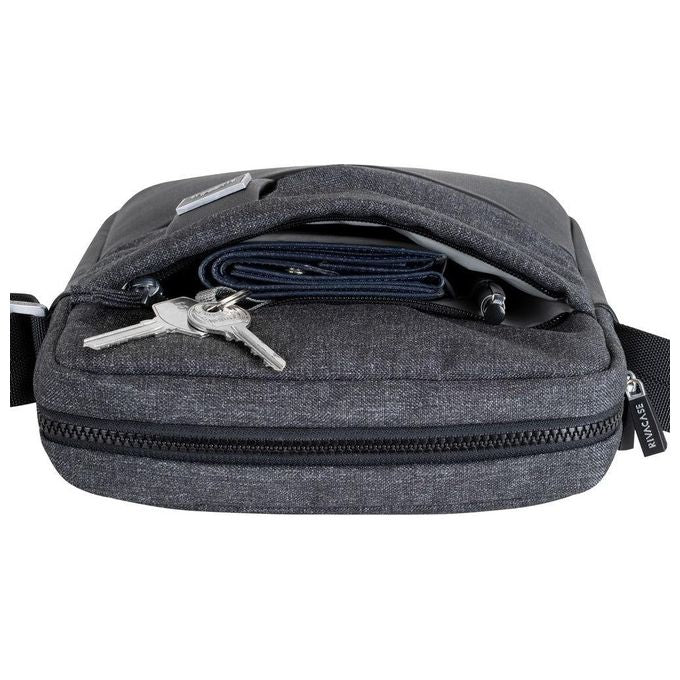 Rivacase 8811 Lantau Borsa a Tracolla per Tablet 11'' colore Nero Melange